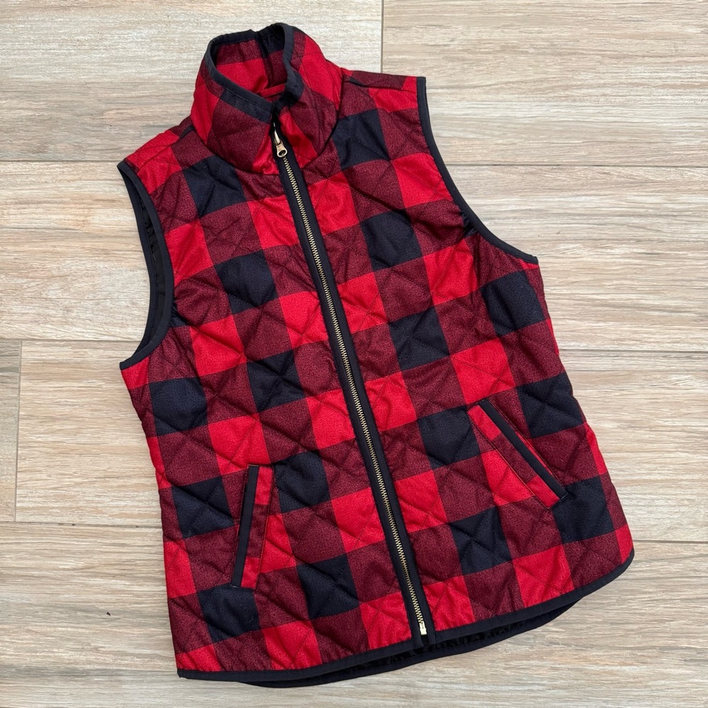 Old Navy Buffalo Check Vest